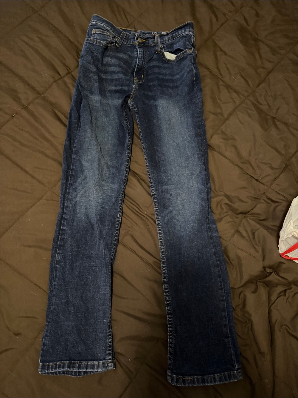 George Dark Blue Straight Jeans